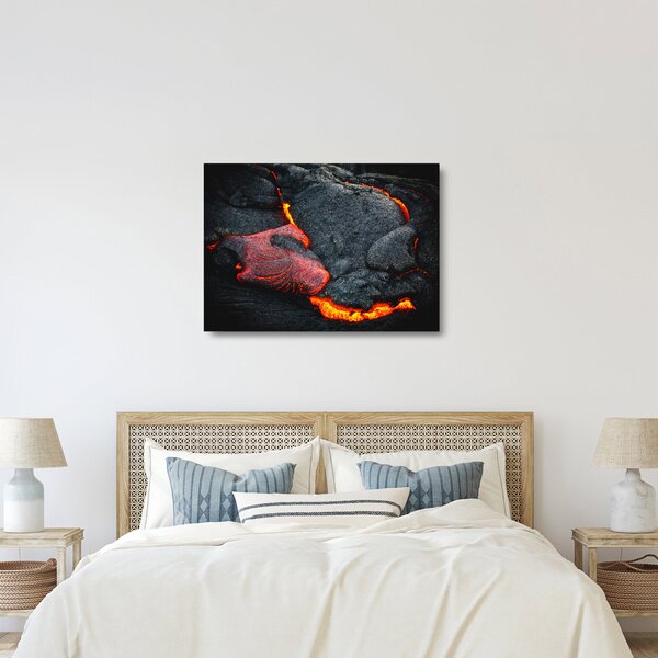 Tablou pe sticlă - Lava (70x50 cm)