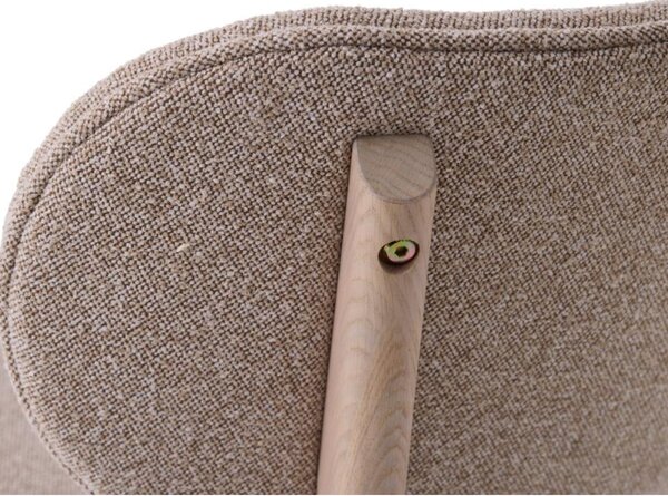 Scaun de dining Stilo, stejar albit