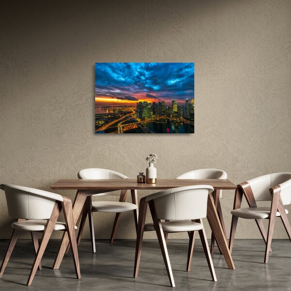 Tablou pe sticlă - Urban (70x50 cm)