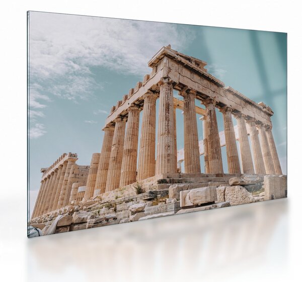 Tablou pe sticlă - Akropolis antic (70x50 cm)