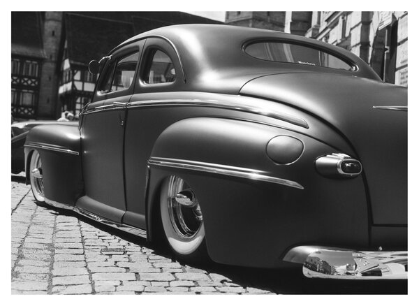 Tablou pe sticlă - Ford 1948 (70x50 cm)