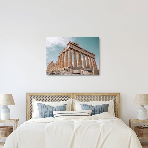 Tablou pe sticlă - Akropolis antic (70x50 cm)