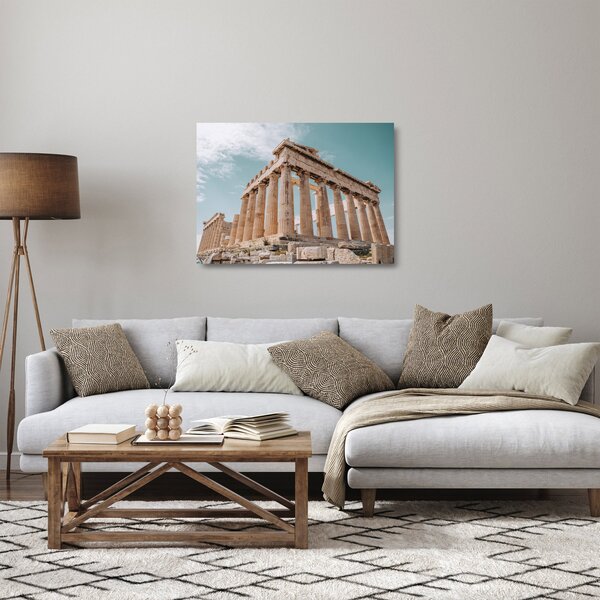 Tablou pe sticlă - Akropolis antic (70x50 cm)