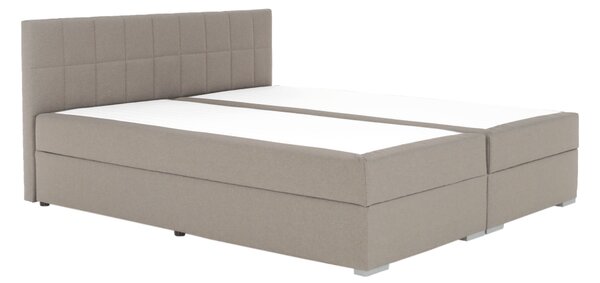KONDELA Pat tip BOXSPRING 180x200, taupe gri-maro, FERATA TV KOMFORT