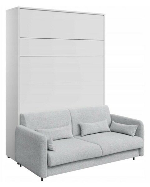 Pat rabatabil Concept Pro Lenart VIIDublu, Alb, 160x200, PAL laminat, Somiera patSomiera pat, 18x23x22cm