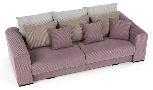 KONDELA Canapea foarte spaţioasă, violet, roz învechit, bej, GILEN BIG SOFA