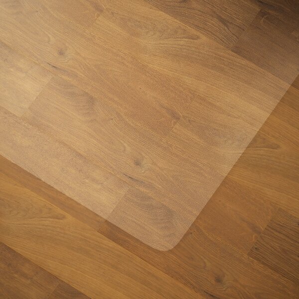 HOMCOM Covoraș Transparent din Plastic pentru Scaun de Birou, 120x120 cm | Aosom Romania