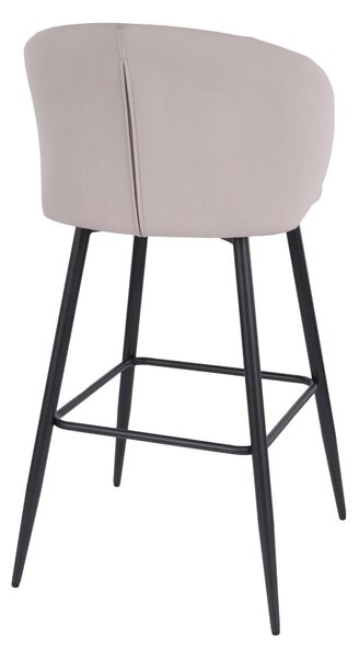 Scaun de bar Ganta Black bej