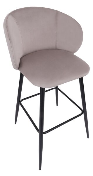 Scaun de bar Ganta Black bej
