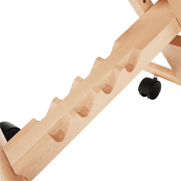 KONDELA Scaun tip kneeling ergonomic, crem / fag, GROCO