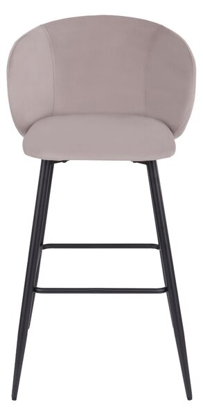 Scaun de bar Ganta Black bej