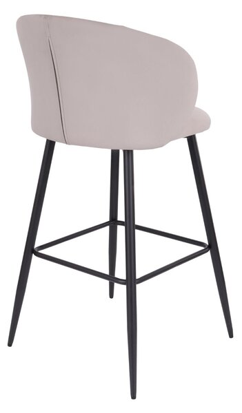 Scaun de bar Ganta Black bej