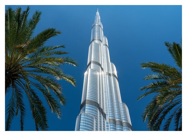 Tablou pe sticlă - Burj Khalifa (70x50 cm)