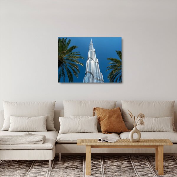 Tablou pe sticlă - Burj Khalifa (70x50 cm)