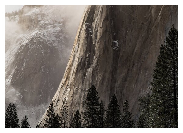Tablou pe sticlă din valea Yosemite parcul național, SUA (70x50 cm)