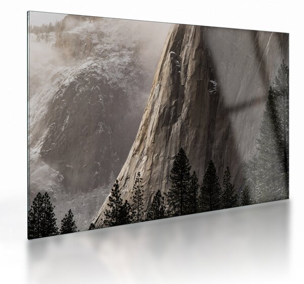 Tablou pe sticlă din valea Yosemite parcul național, SUA (70x50 cm)