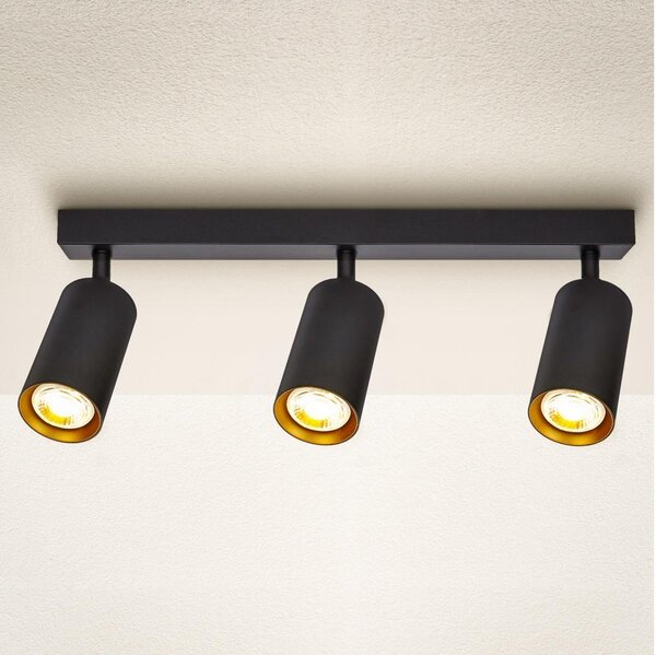Spot Brilagi SELE 3xGU10/30W/230V negru/auriu