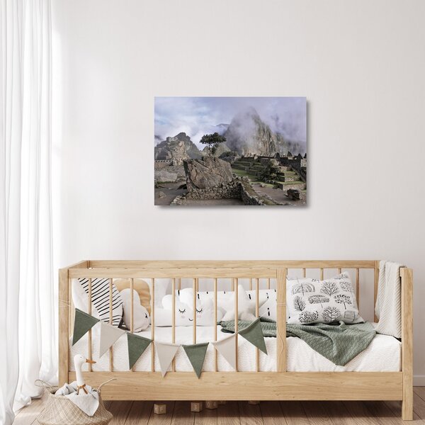 Tablou pe sticlă - Machu Picchu (70x50 cm)