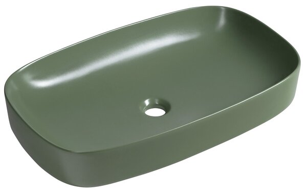 Sapho Sapho, lavoar ceramic de blat MATTEO 65x40cm, verde mat, 3064-128