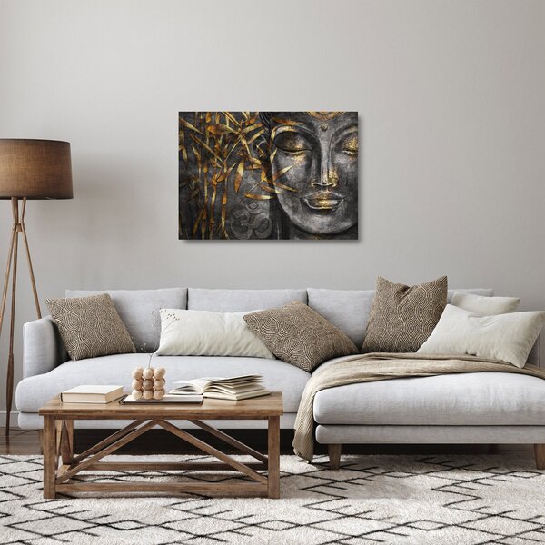 Tablou pe sticlă - Unirea îmțelepciunilor (70x50 cm)