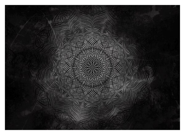 Tablou pe sticlă -Mandala mistică (70x50 cm)