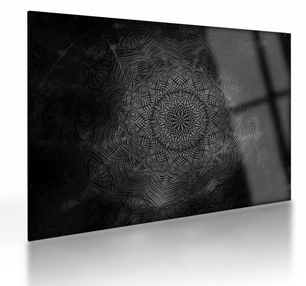 Tablou pe sticlă -Mandala mistică (70x50 cm)