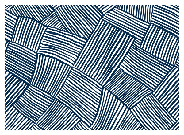 Tablou pe sticlă - linie 3D (70x50 cm)