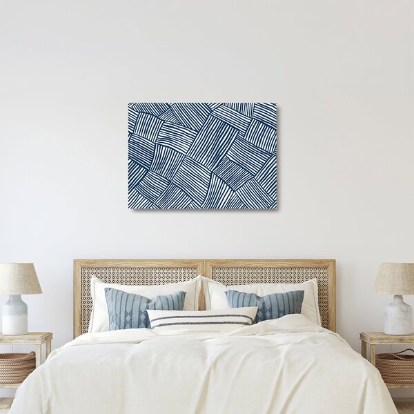 Tablou pe sticlă - linie 3D (70x50 cm)