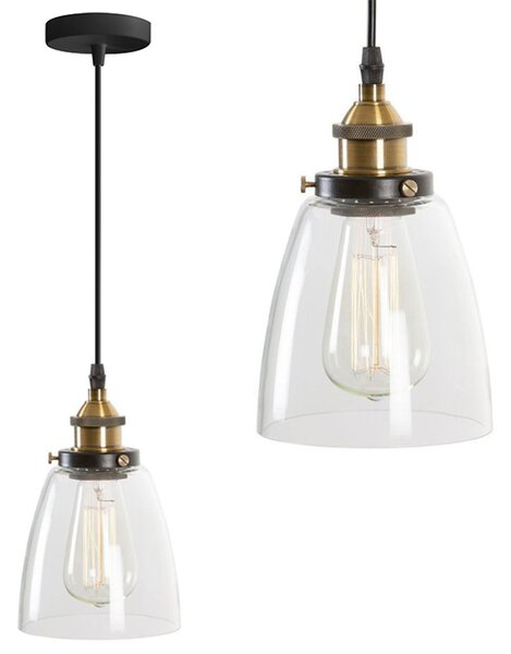 Lampa DE TAVAN SUSPENDABILA din sticla Verto D APP048-1CP