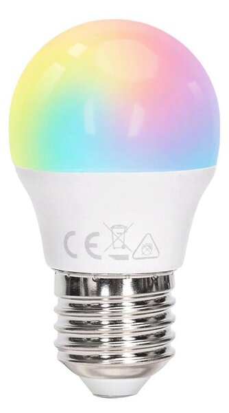 Aigostar - Bec LED RGBW dimmabil G45 E27/4,8W/230V 3000K + telecomandă