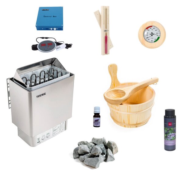 Kit echipare sauna uscata Waincris LAMPO 8-12 mc