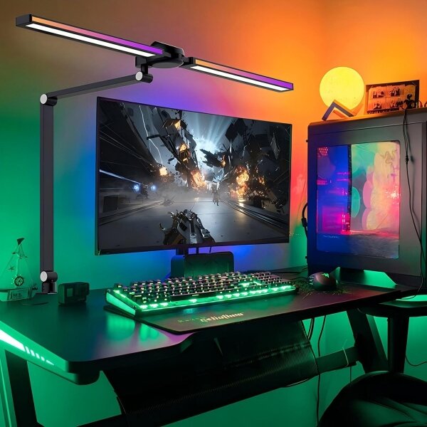 Brilagi Lampă de masă LED VARIO RGB, dimabilă, cu control tactil, 18W/230V, 3000-6500K, CRI 96