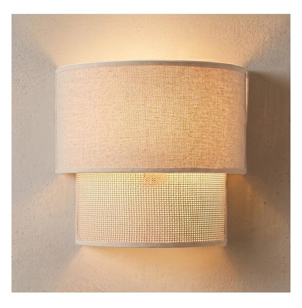 Brilagi - Aplică de perete LED BOHO ECO 1xE27/10W/230V crem