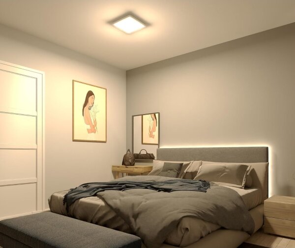 Philips - Plafonieră LED reglabilă LED/15W/230V 2700K 39,5x39,5 cm