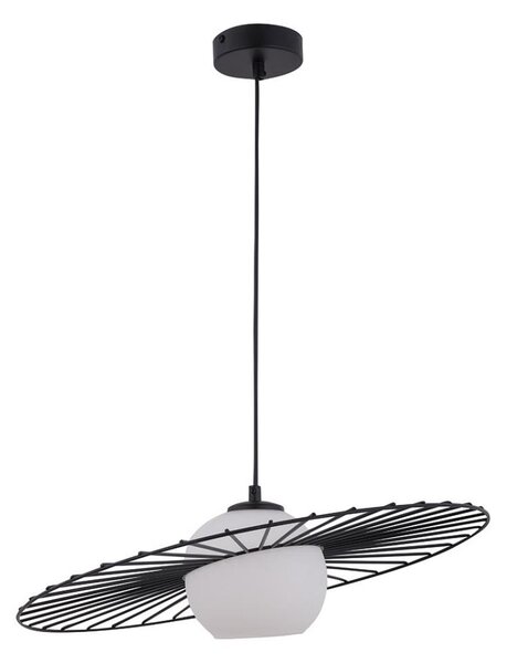 Lustră pe cablu SOL 1xE27/60W/230V neagră