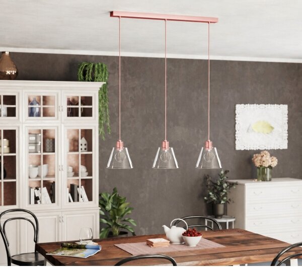 Lustră pe cablu COPLEY 3xE27/40W/230V Eglo 43632