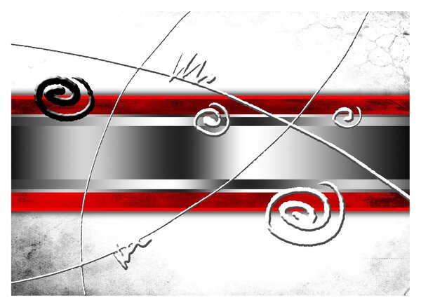 Tablou pe sticlă abstract (70x50 cm)