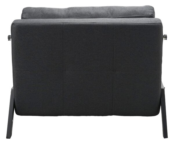 Fotoliu extensibil Fancy Pako World Gri inchis 95x98x70 cm