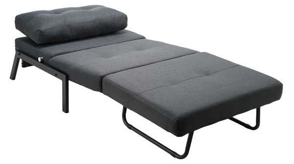 Fotoliu extensibil Fancy Pako World Gri inchis 95x98x70 cm