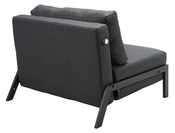 Fotoliu extensibil Fancy Pako World Gri inchis 95x98x70 cm