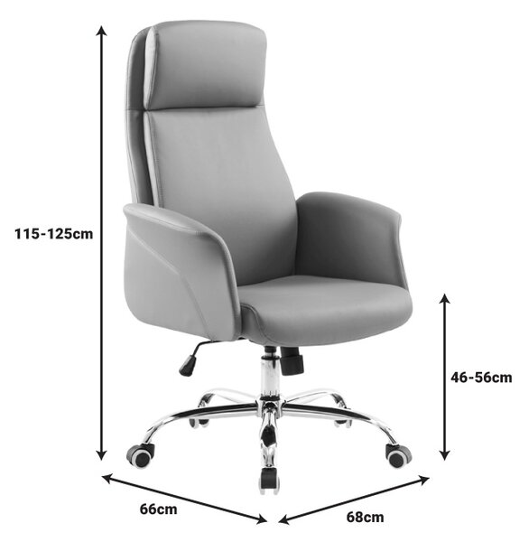 Scaun birou managerial Derjio Pako World Maro 68x66x115 cm