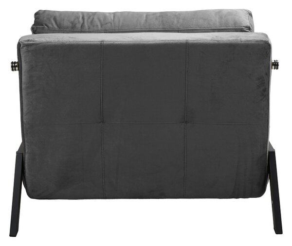 Fotoliu extensibil Fancy Pako World Gri 95x98x70 cm