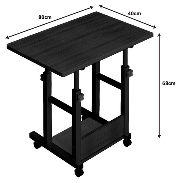 Masuta de laptop Stolu Pako World Stejar inchis 80x40x68 cm