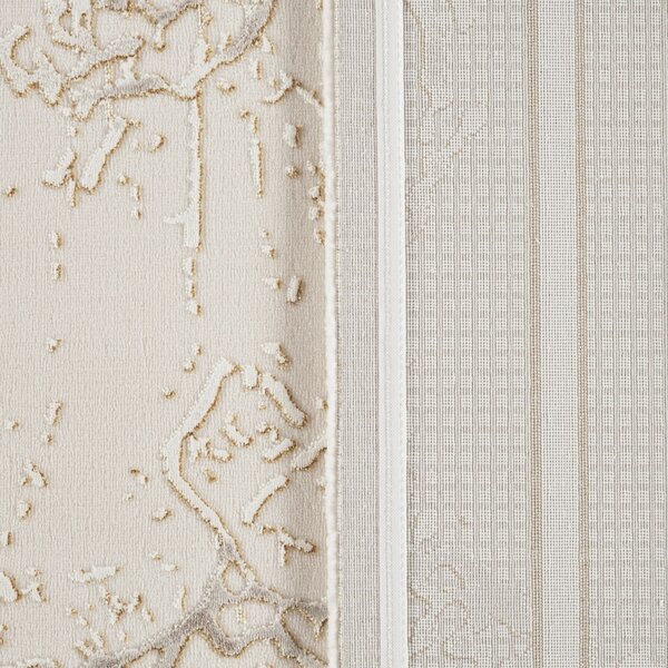 Covor Modern Living , Dormitor Dreptunghiular Asia F148B Crem (Alege dimensiunea: 100 x 200)
