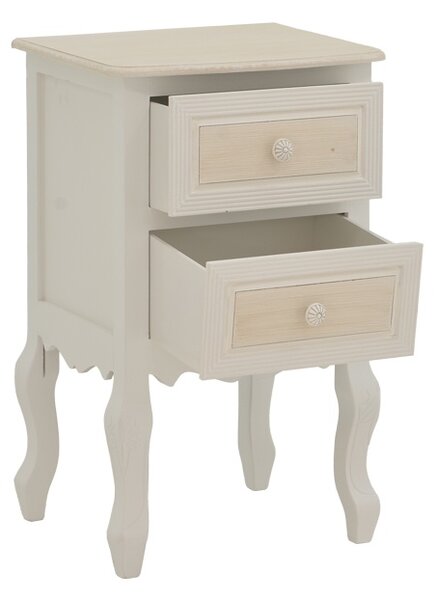 Noptiera Joliene Pako World Alb 40x34.5x64.5 cm