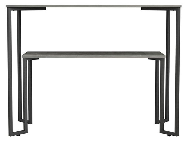 Consolă Homer, Natural - Gri, 110x48x85 cm