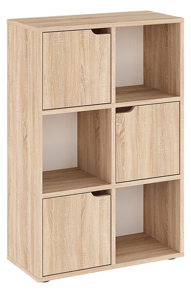 Biblioteca Bookel Pako World Sonoma 59.5x27.5x89 cm
