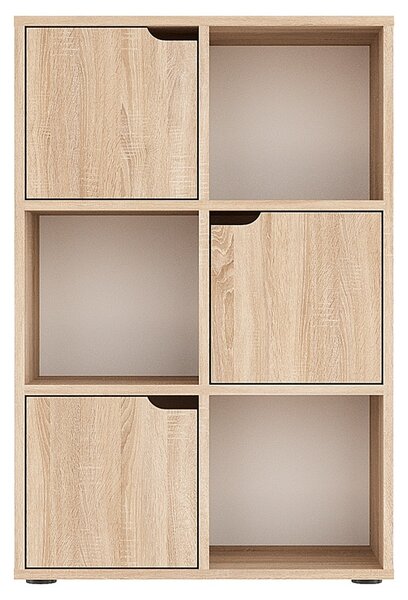 Biblioteca Bookel Pako World Sonoma 59.5x27.5x89 cm