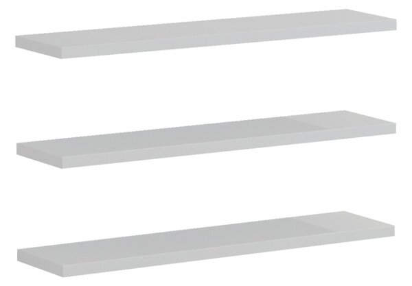 Set 3 rafturi de perete Divar Pako World Alb 60x14.5x1.8 cm