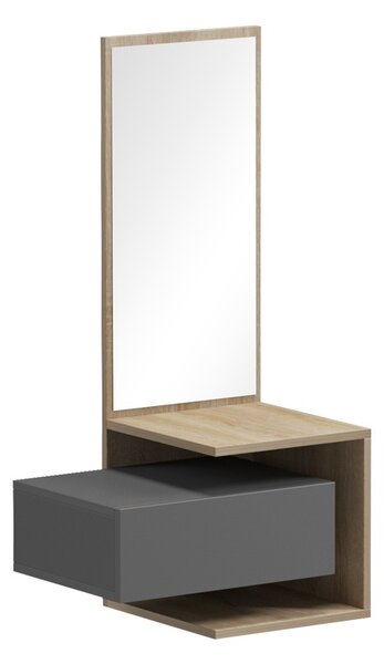 Masa de toaleta Kendi Pako World Gri 49.1x31.3x90 cm